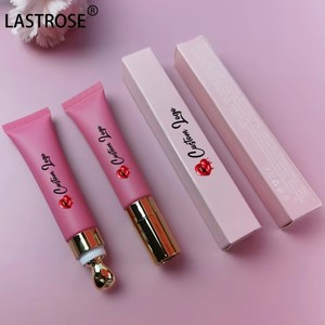 2026 Heißer Verkauf Veganes Aufpolsterndes Klares Lippenöl Tint Tierversuchsfreies Frucht-Farbwechsel-Lippenöl mit Massagekopf Quetschtube - Product Image 5