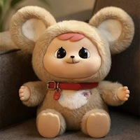 Souris de bureau AI mignonne, boîte mystère officielle de 400 pièces, jouet de bureau en PVC tendance, figurine de collection, cadeau du Guangdong