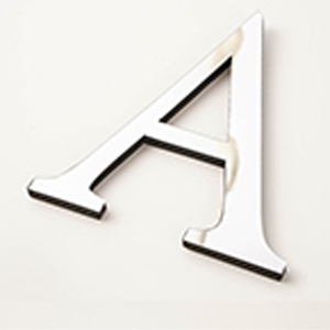Autocollants muraux 3D <span class=keywords><strong>en</strong></span> acrylique <span class=keywords><strong>miroir</strong></span> lettres anglaises DIY, argent et or, 10/15/20cm, pour décoration murale de mariage, anniversaire, logo - Product Image 6
