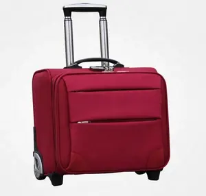2023 haute qualité affaires chariot bagages sacs hommes unisexe Polyester valise avec roue Spinner et serrure Nylon roulette