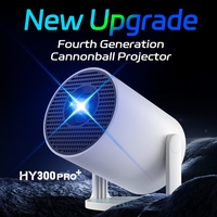 Nuevo Proyector de Video HY300 Pro+ 4K Smart Android 11 para Cine en Casa 2025, Portátil, Enfoque Automático, WiFi 6, Interfaz USB, LED/LCD 1080p 720p