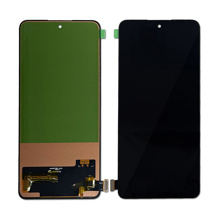 LCD layar sentuh untuk Redmi N Series Note 10 11 12 Hitam suku  cadang ponsel pengganti