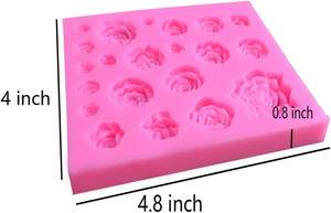 Stampi in Silicone per fiori e foglie per decorazioni per torte Cupcake <span class=keywords><strong>Topper</strong></span> Candy Crafts - Product Image 2
