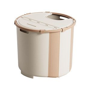 Baignoire pliable pour adultes, ronde, grande capacité, avec support pour tablette, pour usage domestique - Product Image 5