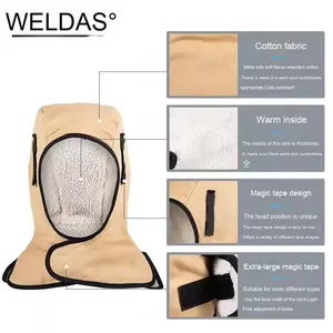 Wits 23-7711หมวกกันหนาวกันไฟฟ้าสถิตย์, ผ้าคลุมไหล่กันไฟสุนัขจิ้งจอกฤดูหนาวพร้อมหมวกกำมะหยี่ให้ความอบอุ่นแบบมีฮู้ดสไตล์แจ็คเก็ต - Product Image 3