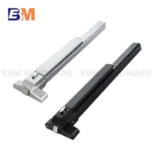 Single Door Lock Rim Type 1000mm Push Panic Bar Lock Fire Rated Door Panic Exit Device Push Bar Panic Lock