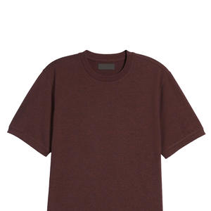 Camiseta de Manga Corta para Hombre con Logotipo Personalizado, Diseño Nuevo, Precio al por Mayor, Camisetas Casuales de Alta Calidad en Color Sólido - Product Image 6