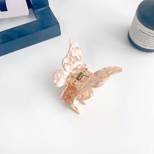 BLISSLIFE, recién llegado, pinzas para el pelo de mariposa para mujer, pinzas para el pelo de acetato de colores simples, accesorios para el cabello de forma dulce para niña - Product Image 2