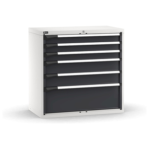 Cajonera bicolor Fami Master con 6 cajones totalmente extraíbles, 1020x573x1000mm - Product Image 1