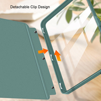 Casing E-book Reader AilesTecca 10 Warna Tersedia untuk KOBO 6 Inch Clara Color/2E/BW, Casing Pelindung Akrilik Terpisah yang Dapat Dilepas