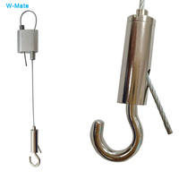 Clips de fixation réglables en laiton pour câbles, en acier inoxydable, pour montage au plafond
