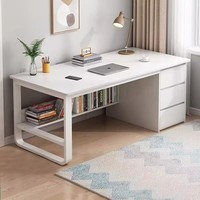 Bureau d'ordinateur en bois moderne et durable, très vendu, avec petite étagère, multifonctionnel, pour le bureau, la chambre à coucher ou l'étude