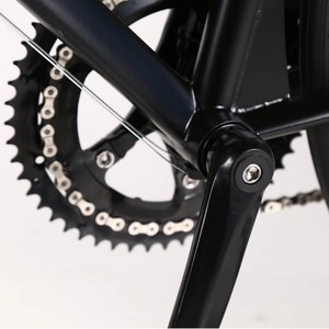 Bicicleta de Carretera con Cuadro de Acero Cromado 700C, Frenos de Disco Dobles, Horquilla Rígida, Llanta de Aleación de Aluminio, Estilo Moderno - Product Image 1