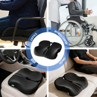 Coussins de siège ergonomiques orthopédiques en mousse à mémoire de forme, best-sellers, pour soulager la pression, pour le bureau, la voiture et les voyages