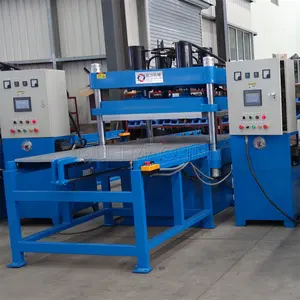 Máquina para hacer azulejos de goma, enclavamiento de 1000x1000mm, prensa de goma de residuos de neumáticos, granulado de goma