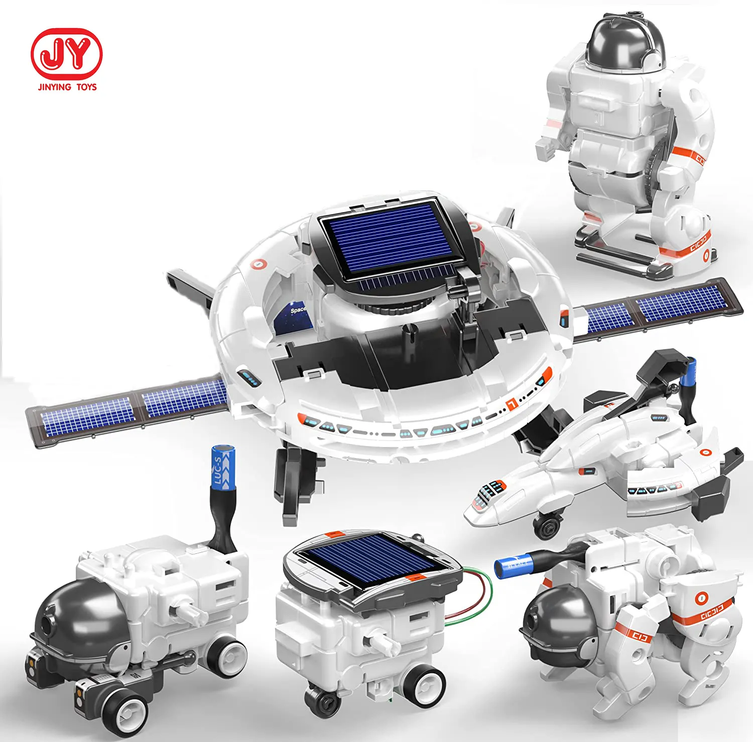Kök oyuncaklar çocuklar için 6-in-1 güneş Robot kiti eğitim öğrenme bilim deney bina DIY projeleri uzay oyuncaklar güneş enerjisi