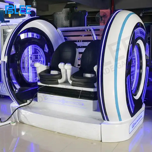 Vr Parque de Atracciones Simulador Dinámico Película Juego Parque Temático 2 Asiento Realidad Virtual Cine Huevo Silla 9d Vr Silla - Product Image 4