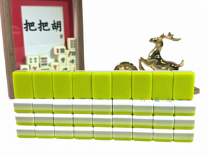 Juego de 144 Fichas de Mahjong de Melamina de Alta Densidad, Juego de Mahjong Chino Portátil para Entretenimiento Familiar - Product Image 1