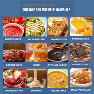 Machine d'emballage automatique pour sachets de sauce mayonnaise, moutarde, sauce à pizza, sauce à l'ail, en plastique - Product Image 3