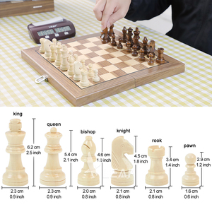 Manufacturers Selling <strong>Chess</strong> <strong>Pieces</strong> 6.2 Cm 2.5inch Staunton <strong>Wooden</strong> Piezas De Ajedrez <strong>Wooden</strong> Tournament <strong>Chess</strong> <strong>Pieces</strong> - Product Image 2
