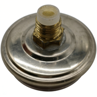 Manomètre à tube Bourdon en acier pour extincteur, accessoire d'équipement de sécurité incendie, usine OEM