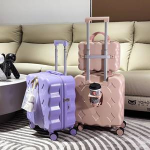<span class=keywords><strong>Valise</strong></span> à roulettes de loisirs en ABS personnalisée, 18 pouces, coque rigide, fermeture éclair, bagage de <span class=keywords><strong>cabine</strong></span> léger, design à roulettes - Product Image 2