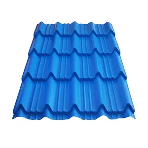Diferentes tipos de chapa de zinco para telhados, chapa ondulada galvanizada de aço ppgi para telhados