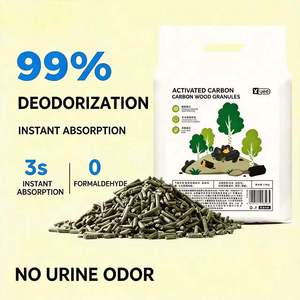 Litière Premium en granulés de bois au charbon actif pour petits animaux 16,91 kg – Naturelle, anti-odeurs, très absorbante, toutes saisons - Product Image 2