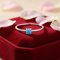 Nouvelle bague de fiançailles personnalisée pour femme en argent sterling 925, romantique et tendance, avec opale, pour mariages, anniversaires, fêtes et cadeaux