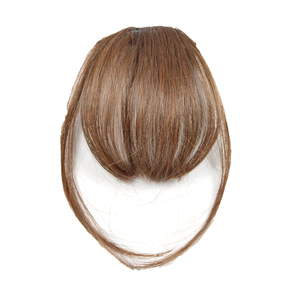 Flequillo <span class=keywords><strong>Postizo</strong></span> de Pelo Sintético para Mujer con Patillas, Flequillo Falso Delgado y Ligero, Producto al por Mayor - Product Image 4