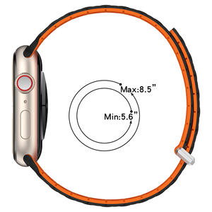 Cinturini per <span class=keywords><strong>Apple</strong></span> <span class=keywords><strong>Watch</strong></span> SE 38MM 49MM in Silicone Magnetico Colorato a Prezzo all'Ingrosso - Product Image 5