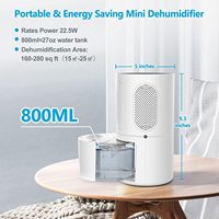 Smart 500Ml 800ML maison Portable vidange externe connecter serre petite Mini armoire déshumidificateur et purificateur d'air