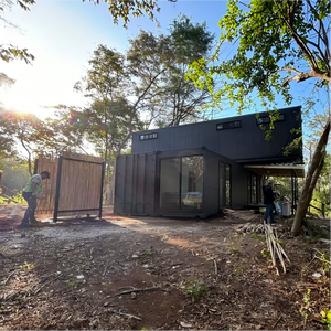 Casa Contenedor Prefabricada <span class=keywords><strong>de</strong></span> Lujo <span class=keywords><strong>de</strong></span> 40 pies en Oferta, con Ventanas Panorámicas, Solución Llave en Mano, CE ISO9001, para Resorts Ecológicos Modernos - Product Image 3