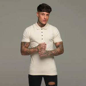 Vente en gros 100% coton T-Shirt pour homme personnalisé imprimé solide blanc Jersey tissu marron manches courtes tricoté lavé Technique pour - Product Image 5