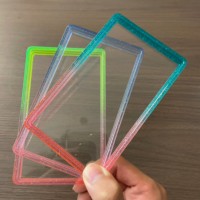 Protector de Acrílico Transparente PSA Slab Guard, Protector de Parachoques de TPU con Degradado para Ventana de Exhibición de Tarjetas