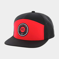 Gorras Personalizadas al por Mayor, Impermeables, con Logotipo Personalizado, 7 Agujeros Cortados con Láser, Gorras Planas de Poliéster, Gorra de Golf Deportiva OEM