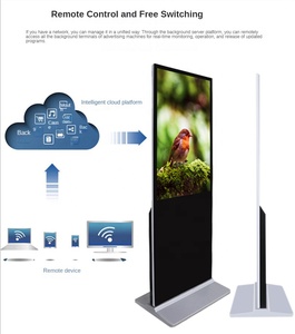 Pantalla LED de Publicidad Interior de 43 Pulgadas, Todo en Uno, con Soporte de Pie y Pantalla Táctil para Tiendas Minoristas, Tecnología Táctil IR - Product Image 2
