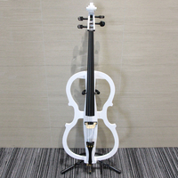 Stringed Instruments Cello for Sale High End Exquisite White Electric Cello