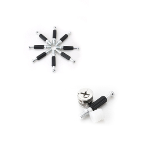 Tornillos para Muebles 3 en 1, Conector de Bloqueo de Leva, Mini Tornillos <span class=keywords><strong>Minifix</strong></span>, Accesorios para Tableros de 12 mm - Product Image 2