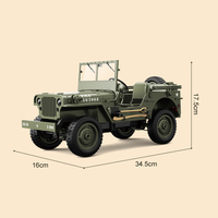 C8815 Modelo de Simulación a Escala 1:10, Auto RC con Tracción en las 4 Ruedas, Control Remoto de 2.4G, Vehículo Todoterreno