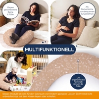 Oreiller de maternité anti-acariens OEM ODM pour femmes enceintes, confortable pour dormir sur le côté, oreiller de grossesse