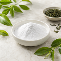 L-Théanine 98% en poudre, extrait naturel de thé vert, ingrédient de complément alimentaire, non-OGM, Halal, vente en gros