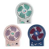 Mini-refroidisseur portable, thème astronaute, rechargeable USB, ventilateur de table portatif, mignon, pour extérieur, voiture, usage domestique, sur batterie