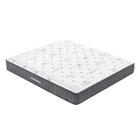Matelas de lit d'hôtel Colchones avec ressorts ensachés, Euro Top, en boîte, avec mousse à mémoire de forme en latex naturel