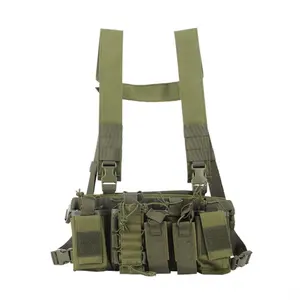 Molle Holster giấu nhanh chóng phát hành d3cr chiến thuật vest D3 ngực Rig Túi khai thác M4 Tạp Chí Pouch