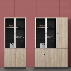 Furniture: Office Floor-<b>standing</b> Filing Wooden Office Aluminum Alloy Storage File Cabinets - Product Image 2