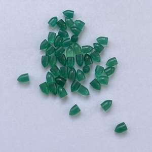 Jewel Creation - Gemas Sueltas de Ónix Verde Natural de 4 mm, 6 mm y 8 mm, Cabujón Redondo Liso, para Hacer Joyas, Collares y Colgantes, IGI - Product Image 2