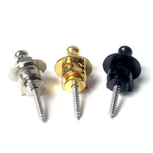 Correa antideslizante antidesprendimiento de metal para bajo de guitarra eléctrica con acabado dorado para marca Donlis - Product Image 6