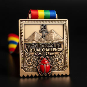 Médailles personnalisées en alliage <span class=keywords><strong>de</strong></span> zinc sur le thème des monuments urbains, avec relief 3D et émail souple, pour événements <span class=keywords><strong>de</strong></span> course <span class=keywords><strong>de</strong></span> marathon - Product Image 2