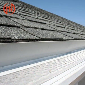 Precios de fábrica Kit de protección de canalón de aluminio blanco con tornillos incluidos Protector de canalón de lluvia de aluminio - Product Image 6